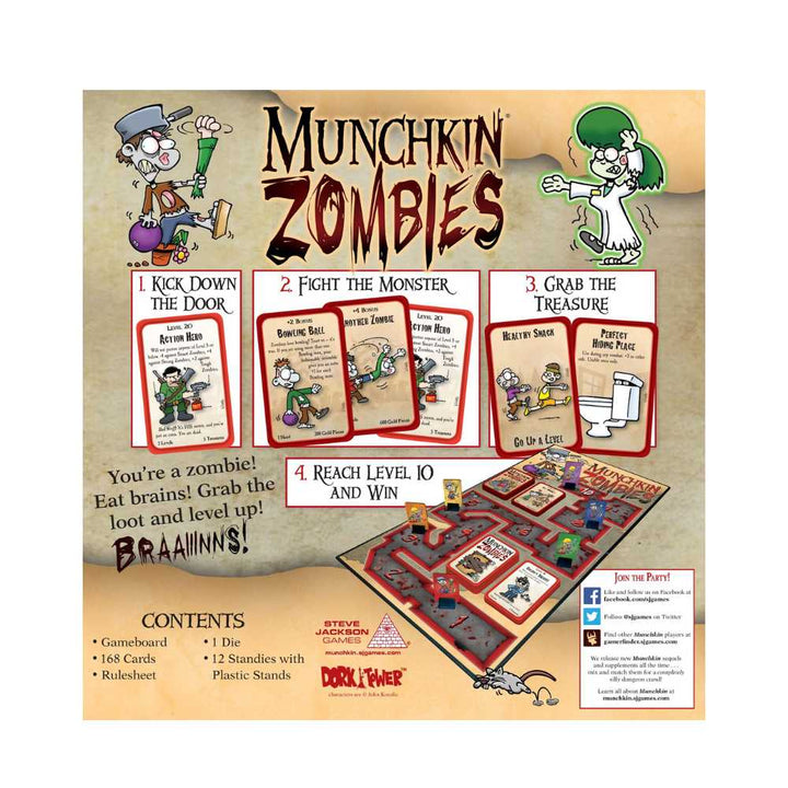 JEUX - Ambiance-Party Munchkin Zombie Deluxe (EN) LAs des jeux