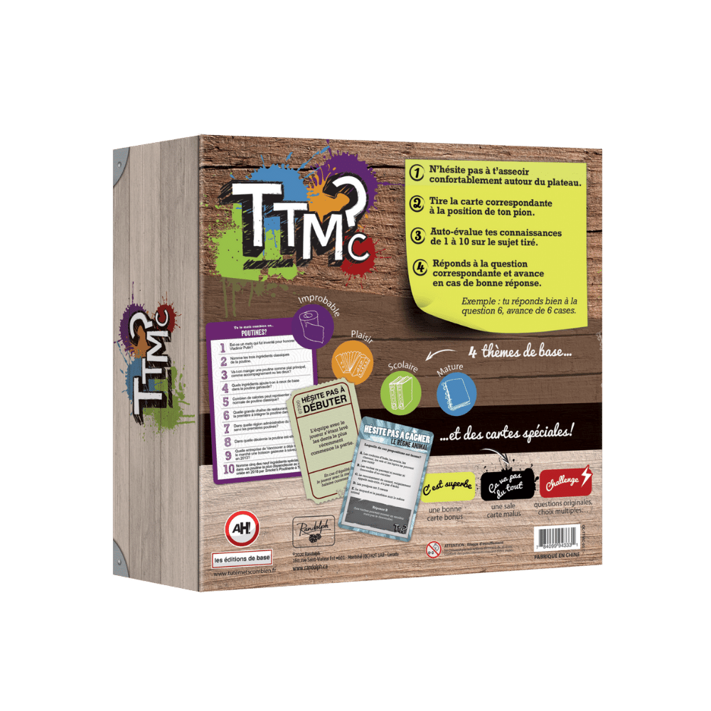 TTMC? - Tu te mets combien? (FR) JEUX - Ambiance-Party