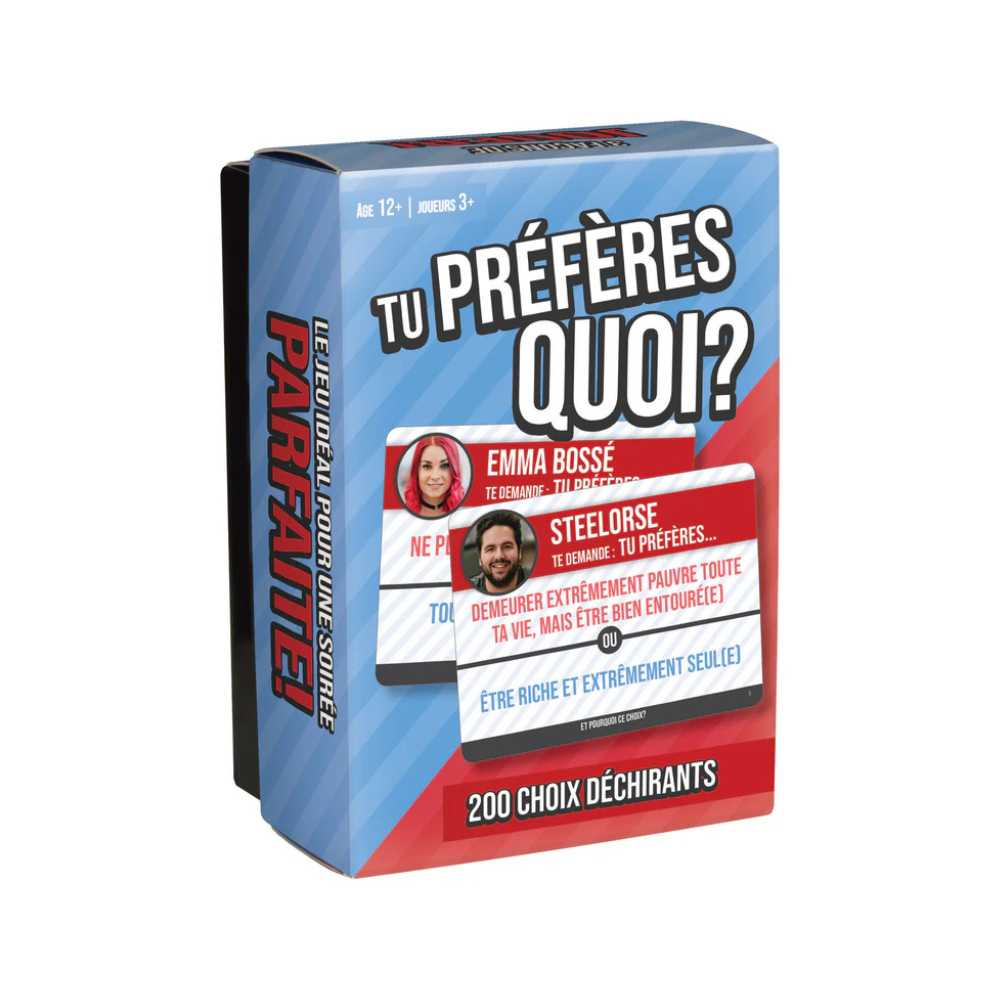 Tu préfères quoi? (FR) JEUX - Ambiance-Party