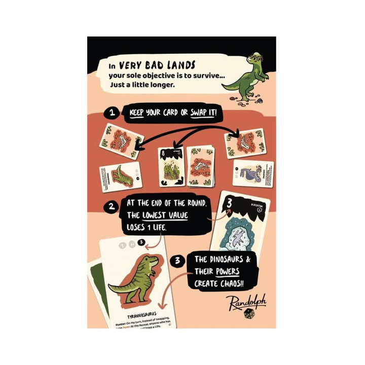 JEUX - Ambiance-Party Very Bad Lands: T-Rex (EN) LAs des jeux