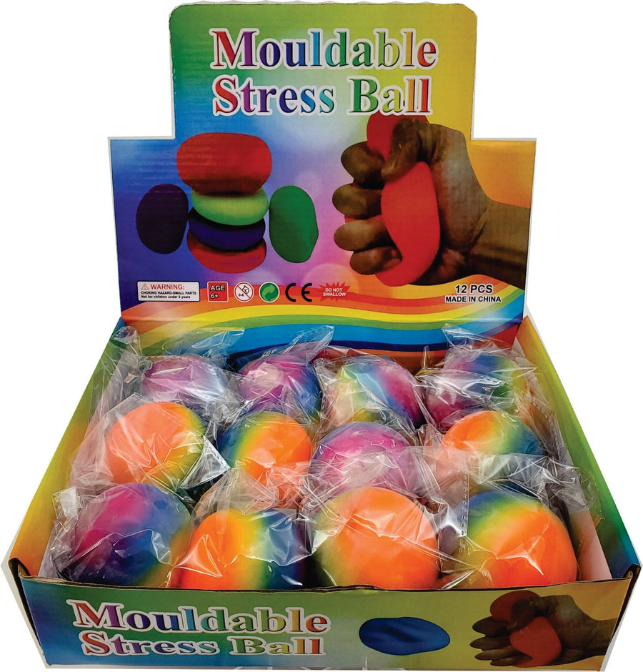 7cm Mouldable Rainbow Ball JEUX - Bas de Noël