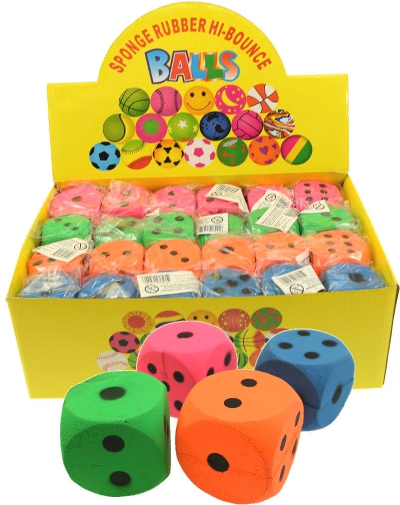 Bounce Dice Ball 4.5cm JEUX - Bas de Noël