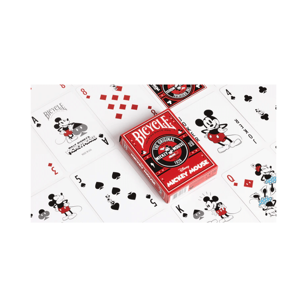 Cartes à jouer - Bicycle - Disney - Classic Mickey Red (ML) JEUX - Cartes et Accessoires - Cartes à jouer
