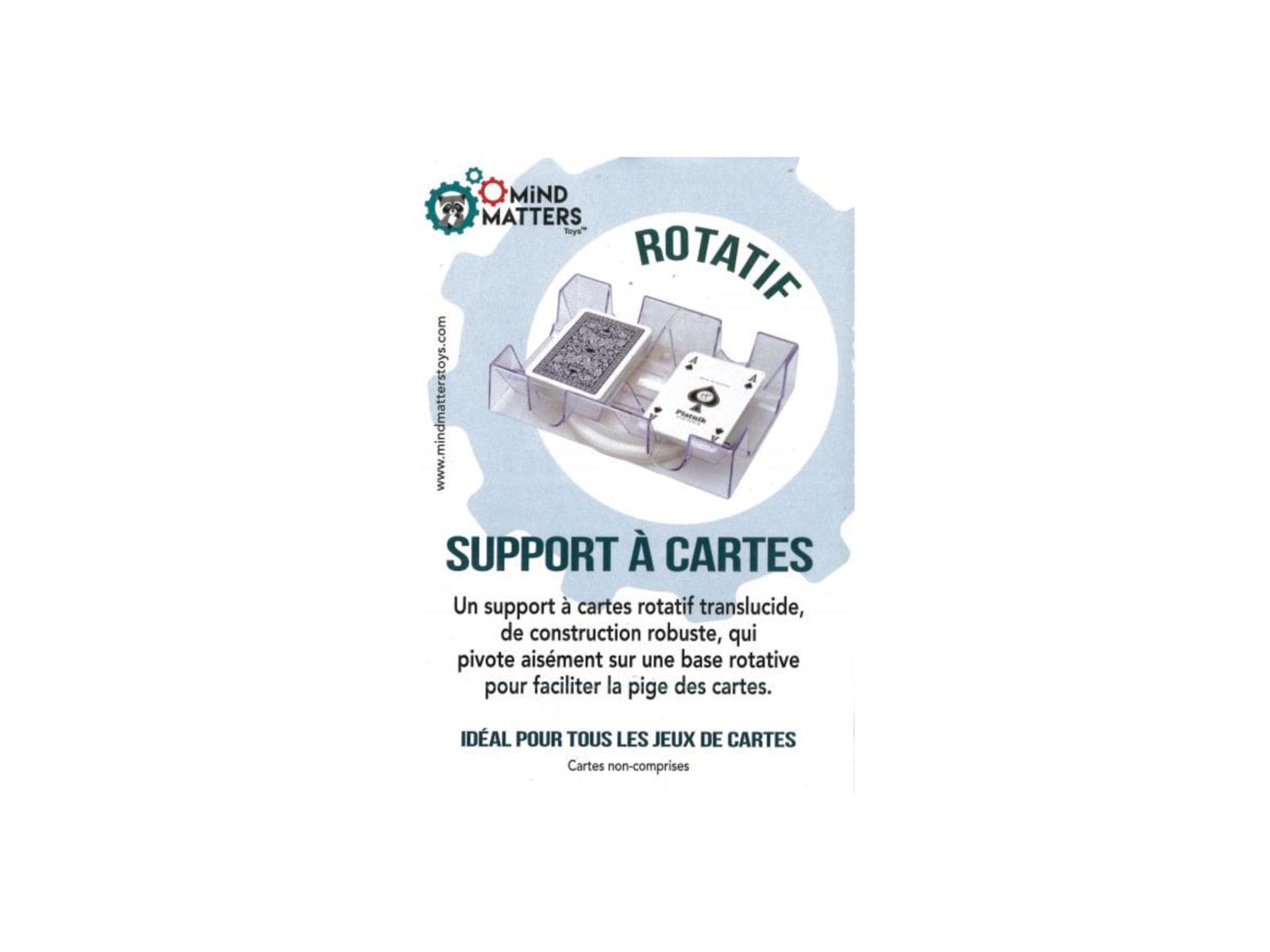 Support rotatif pour cartes JEUX - Cartes et Accessoires - Cartes à jouer