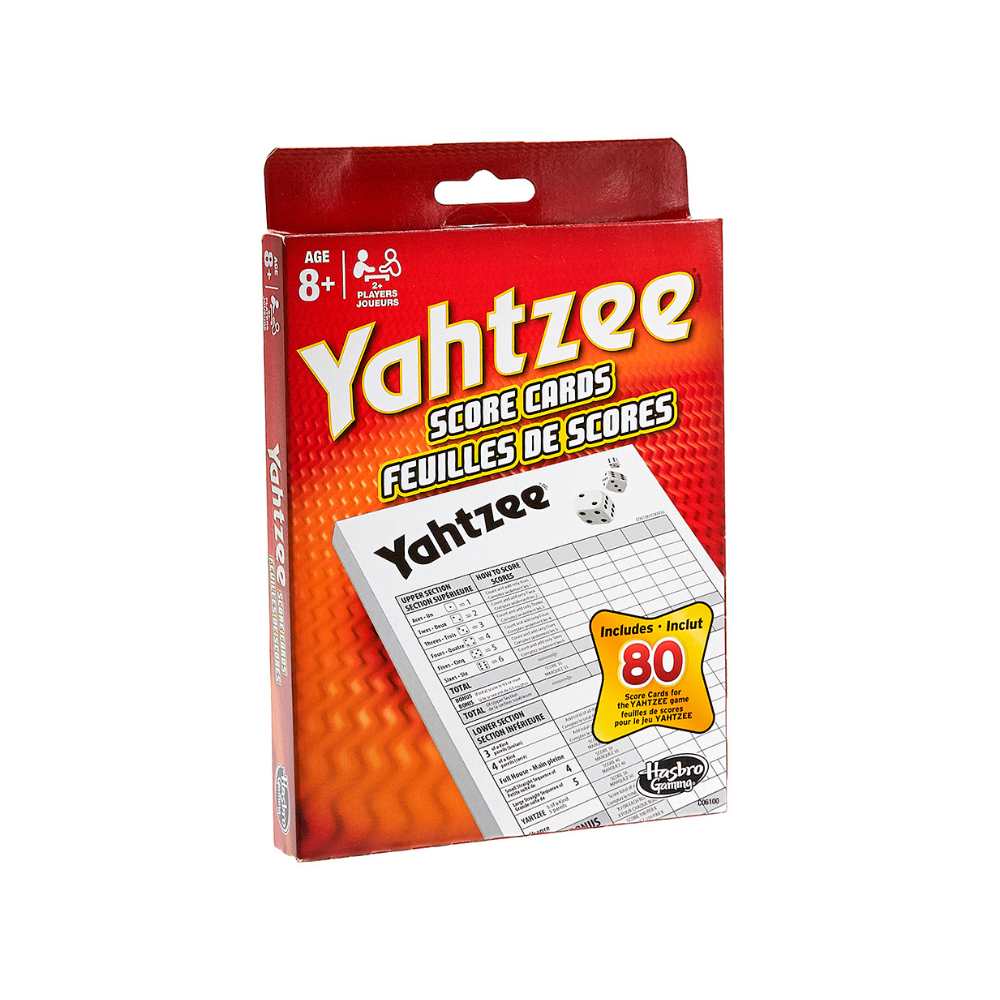 Yahtzee tablette de pointage (ML) JEUX - Cartes et Accessoires - Cartes à jouer
