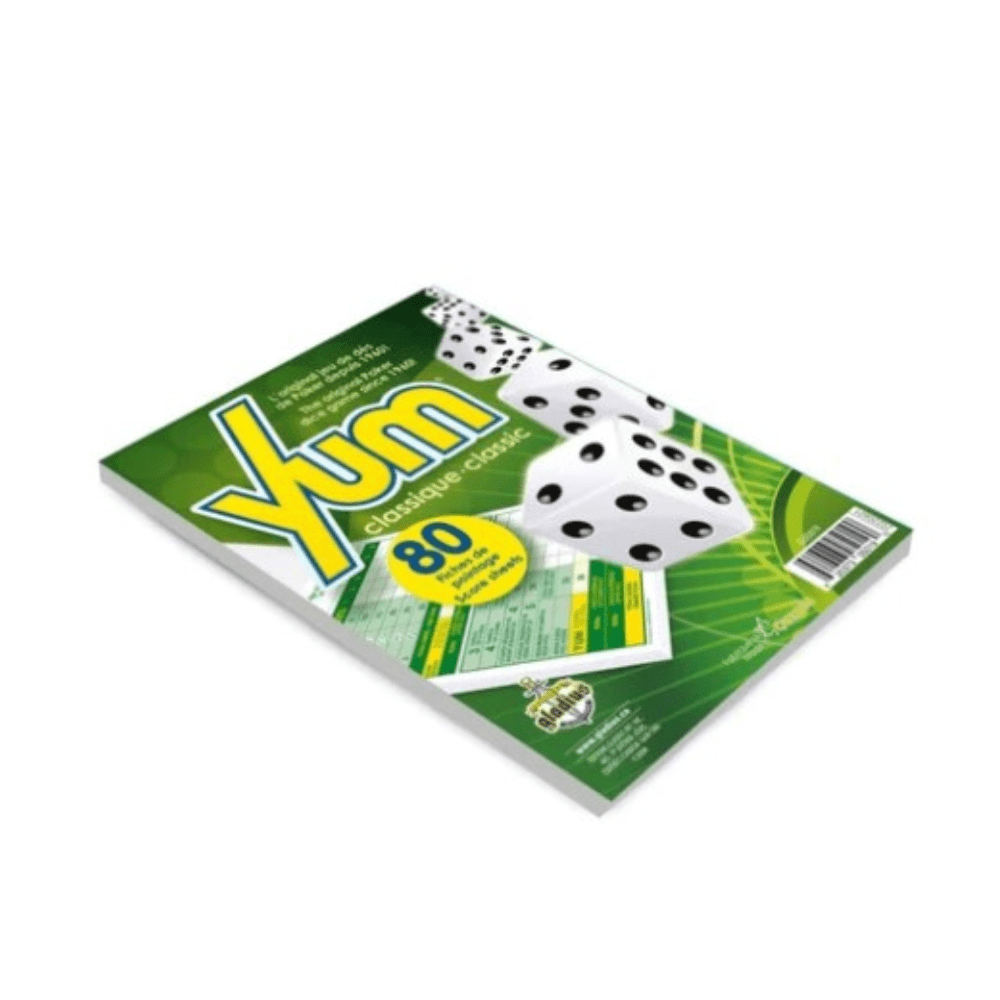 Yum bloc fiches de pointage (1x80) JEUX - Cartes et Accessoires - Cartes à jouer