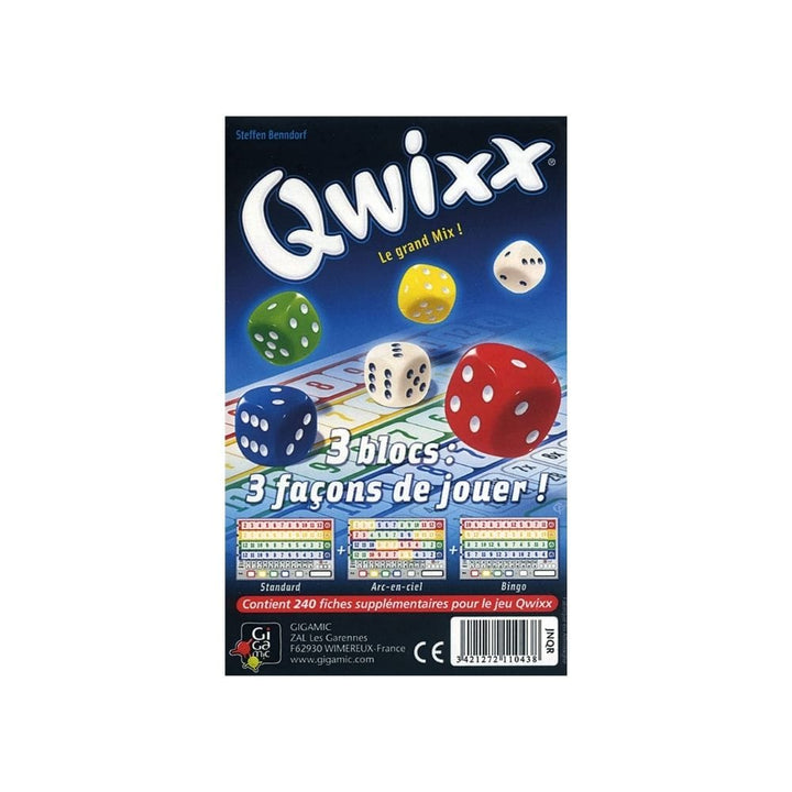 Qwixx Recharge - Le grand mix (240 fiches) JEUX - Cartes et Accessoires