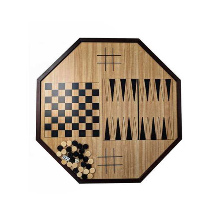 Classic Crokinole 4 in 1 JEUX - Classiques