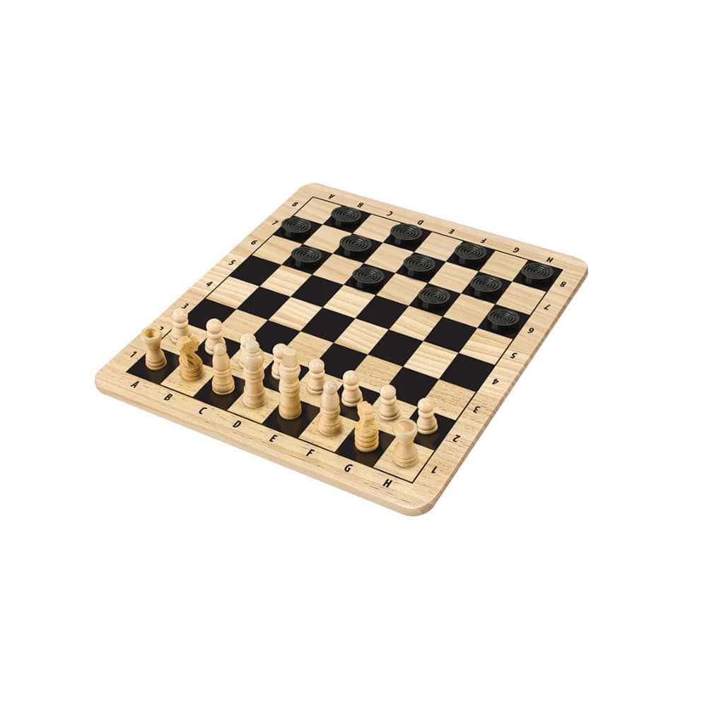 Jeux d'échecs et de dames | Chess and Checkers Set (ML) JEUX - Classiques - Dames et échecs