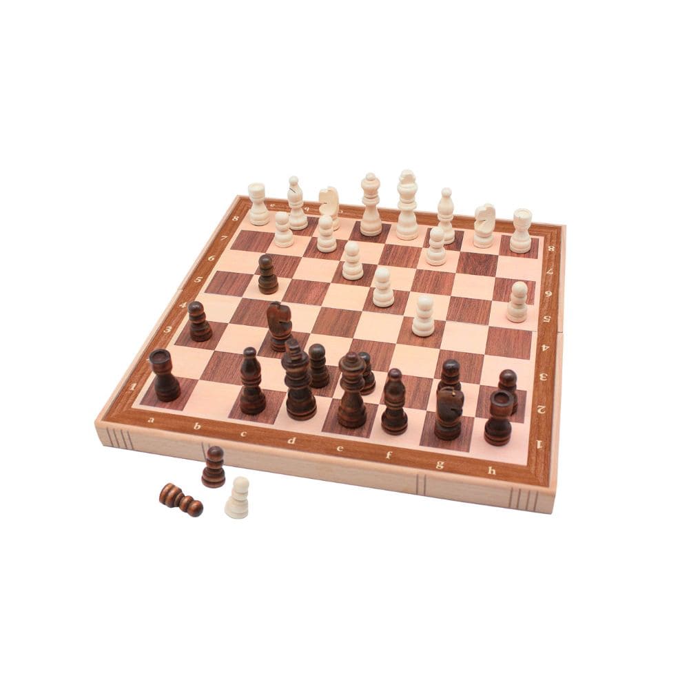 Jeu d'échecs magnétique de voyage en bois (ML) JEUX - Classiques