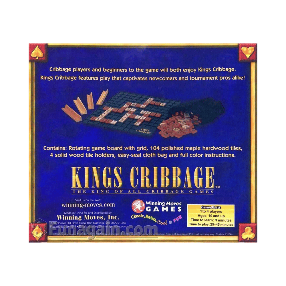 Kings Cribbage - Édition royale | Royal Edition (ML) JEUX - Classiques