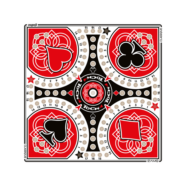Tock - 4 joueurs - 15" - Classique | Marble Wars - 4-players - 15"- Classic (ML) JEUX - Classiques - Tock