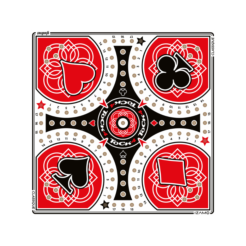 Tock - 4 joueurs - 20" - Classique | Marble Wars - 4-players - 20"- Classic (ML) JEUX - Classiques - Tock