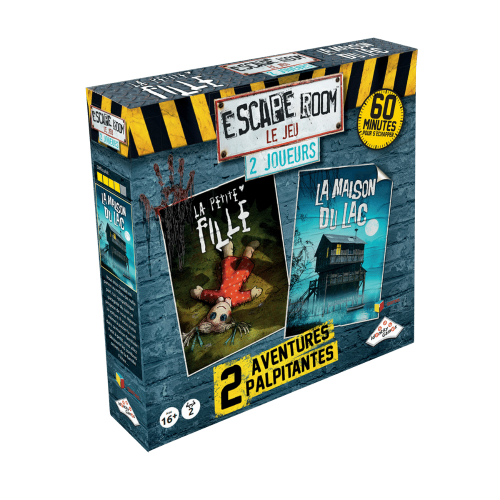 Escape Room : Coffret 2 joueurs/aventures - Scénarios horreur! (FR) JEUX - Coopératifs