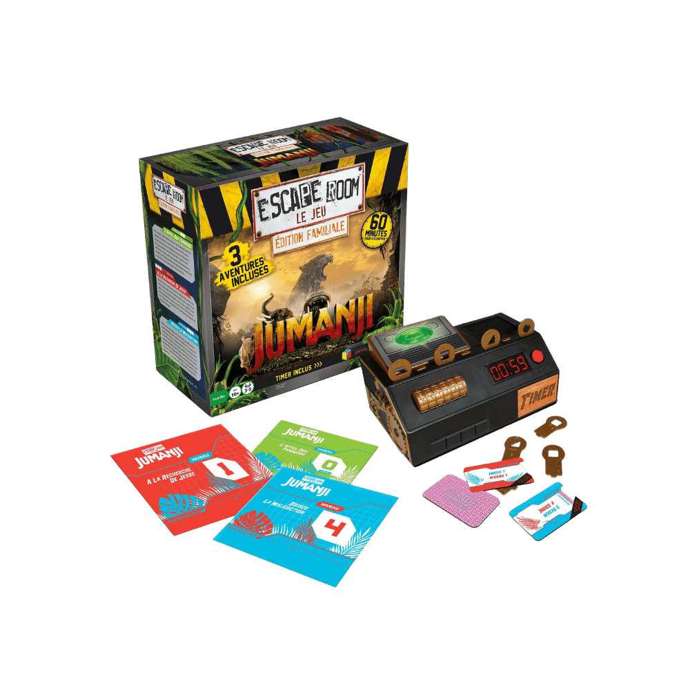 Escape Room : Coffret familial Jumanji - 3 aventures (FR) JEUX - Coopératifs