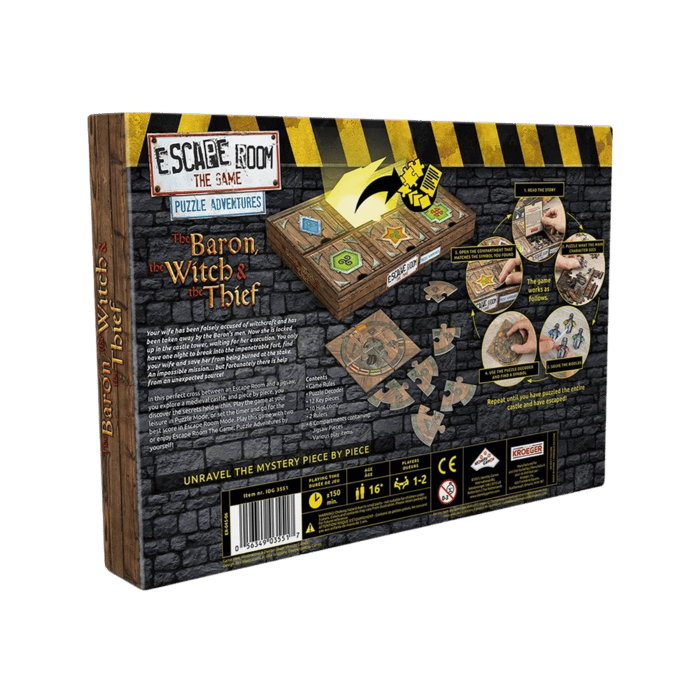 Escape Room - Puzzle Escape: Le Baron, la sorcière et le voleur (FR) JEUX - Coopératifs