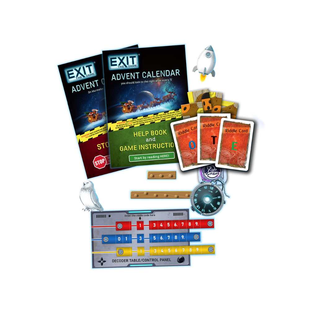 EXIT: The Game -  Advent Calendar: Intergalactic Race (EN) JEUX - Coopératifs - EXIT