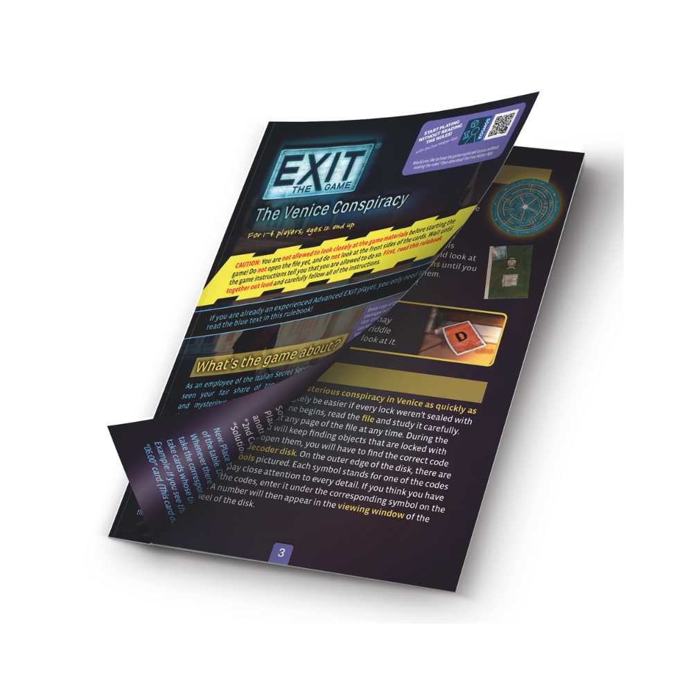 JEUX - Coopératifs - EXIT EXIT: The Game – The Venice Conspiracy (EN) LAs des jeux