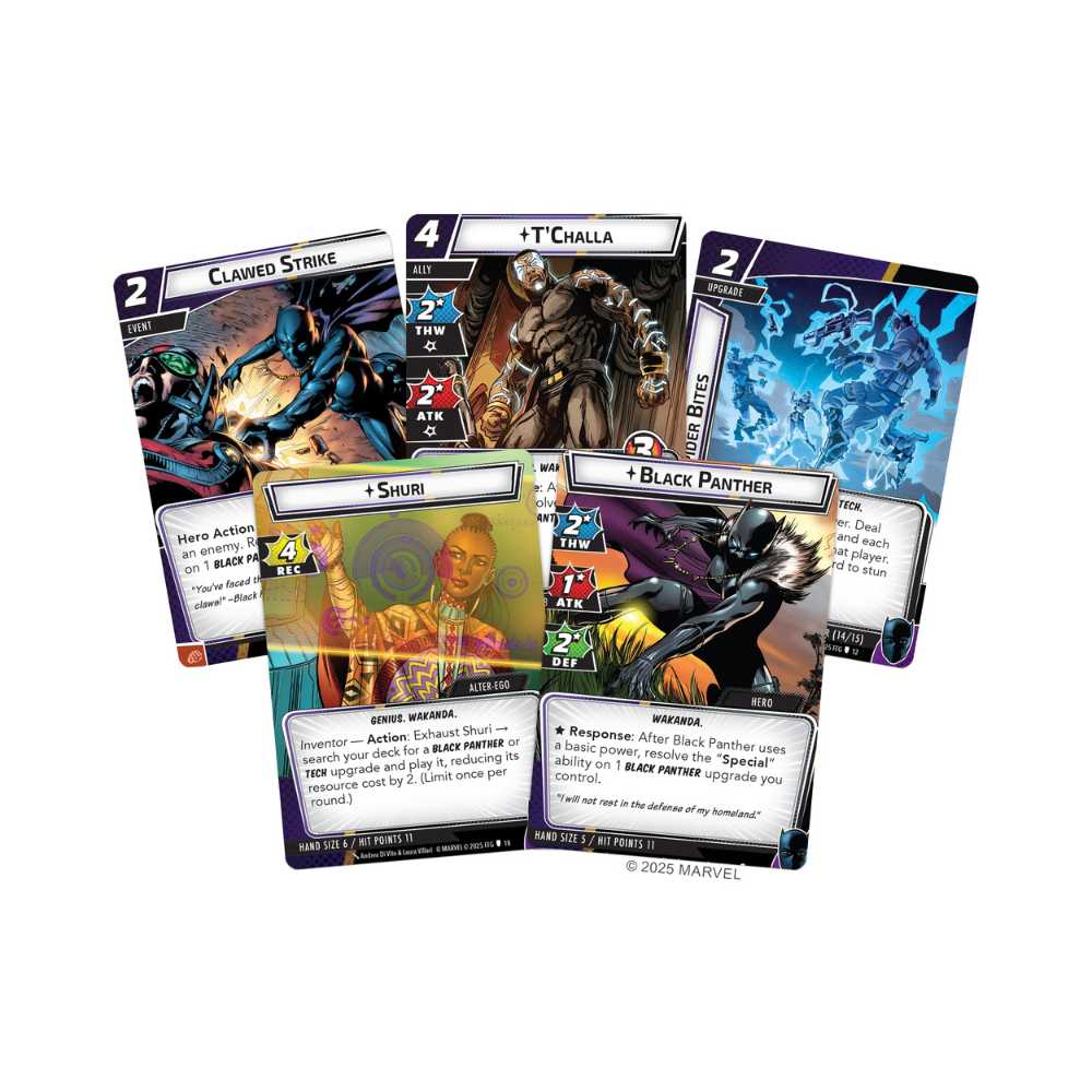 JEUX - Coopératifs - Marvel Champions - Hero Pack Marvel Champions LCG: Black Panther (Shuri) (EN) LAs des jeux