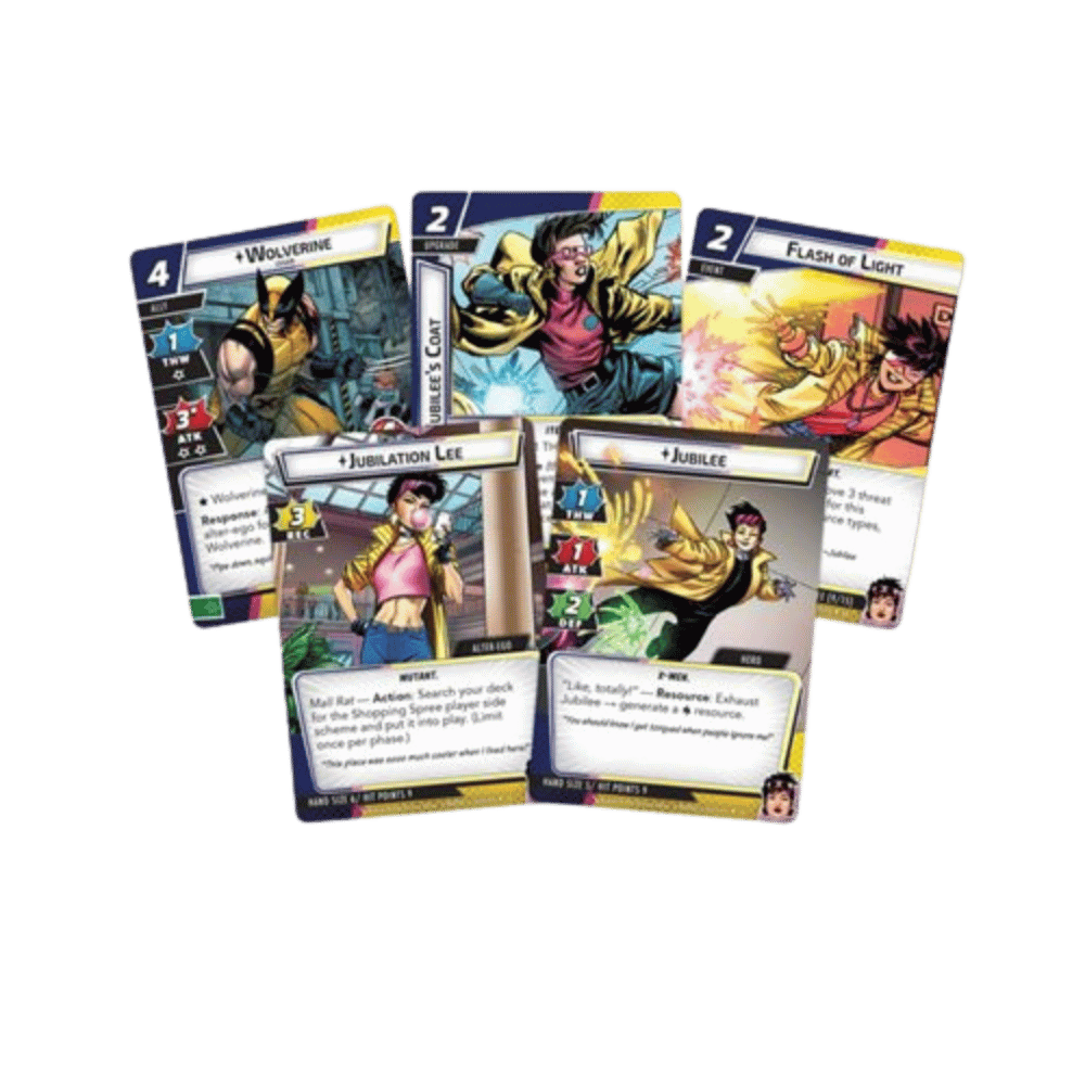 JEUX - Coopératifs - Marvel Champions Marvel Champions LCG: Paquet héro - Jubilee (FR) LAs des jeux