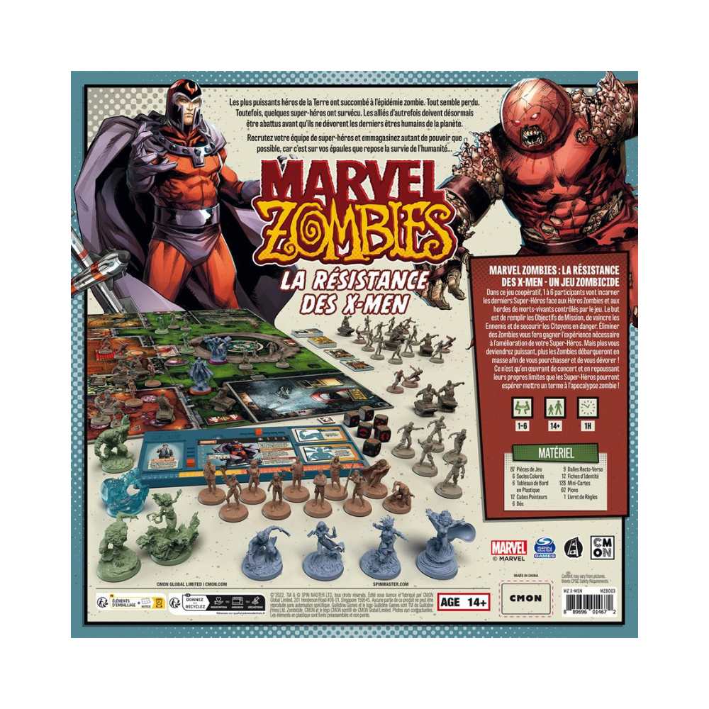 Marvel Zombies: Un Jeu Zombicide – X-Men résistance (FR) JEUX - Coopératifs