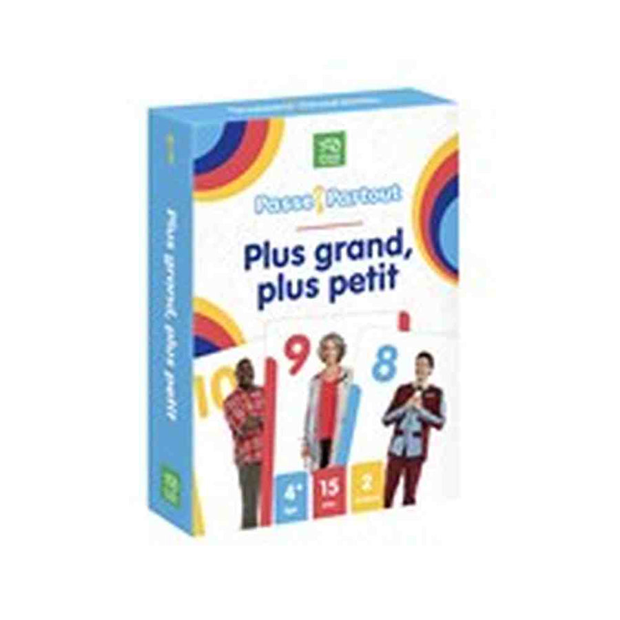 Jeux de Cartes - Plus Grand, Plus Petit (FR) JEUX - Enfants - Enfants 4 ans +