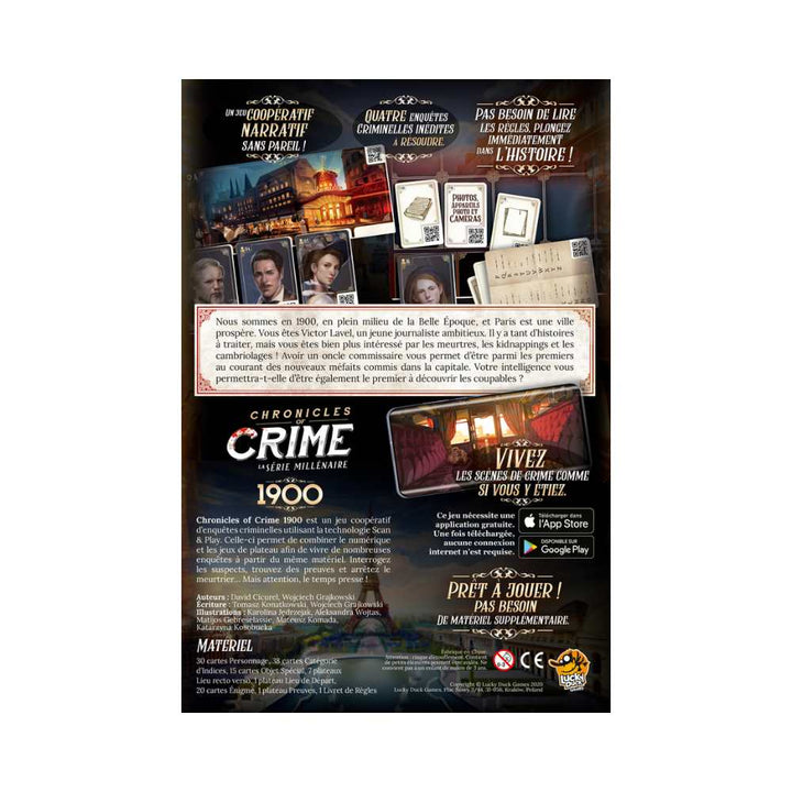 Chronicles of Crime - 1900 (FR) JEUX - Détective & évasion