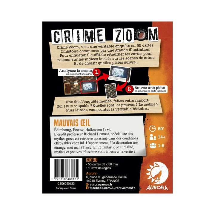 Crime Zoom - Mauvais œil (FR) JEUX - Détective & évasion