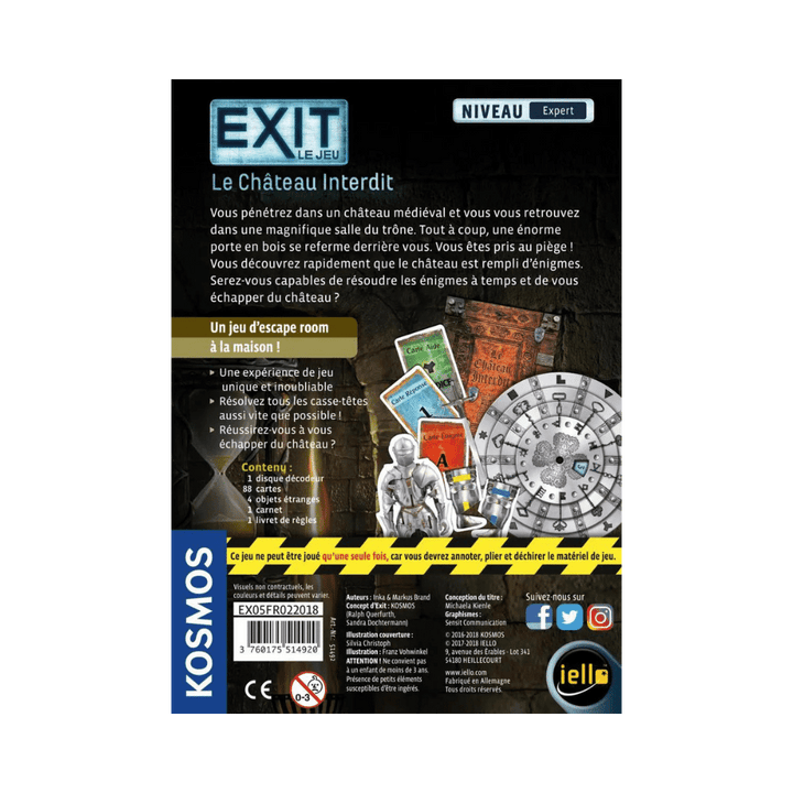 EXIT: Le château interdit (FR) JEUX - Détective & évasion