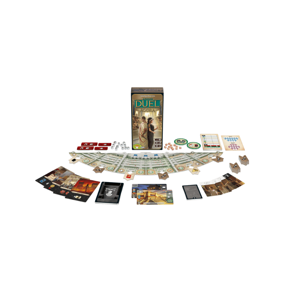 JEUX - Deux joueurs 7 wonders Duel: Ext. Agora (FR) LAs des jeux