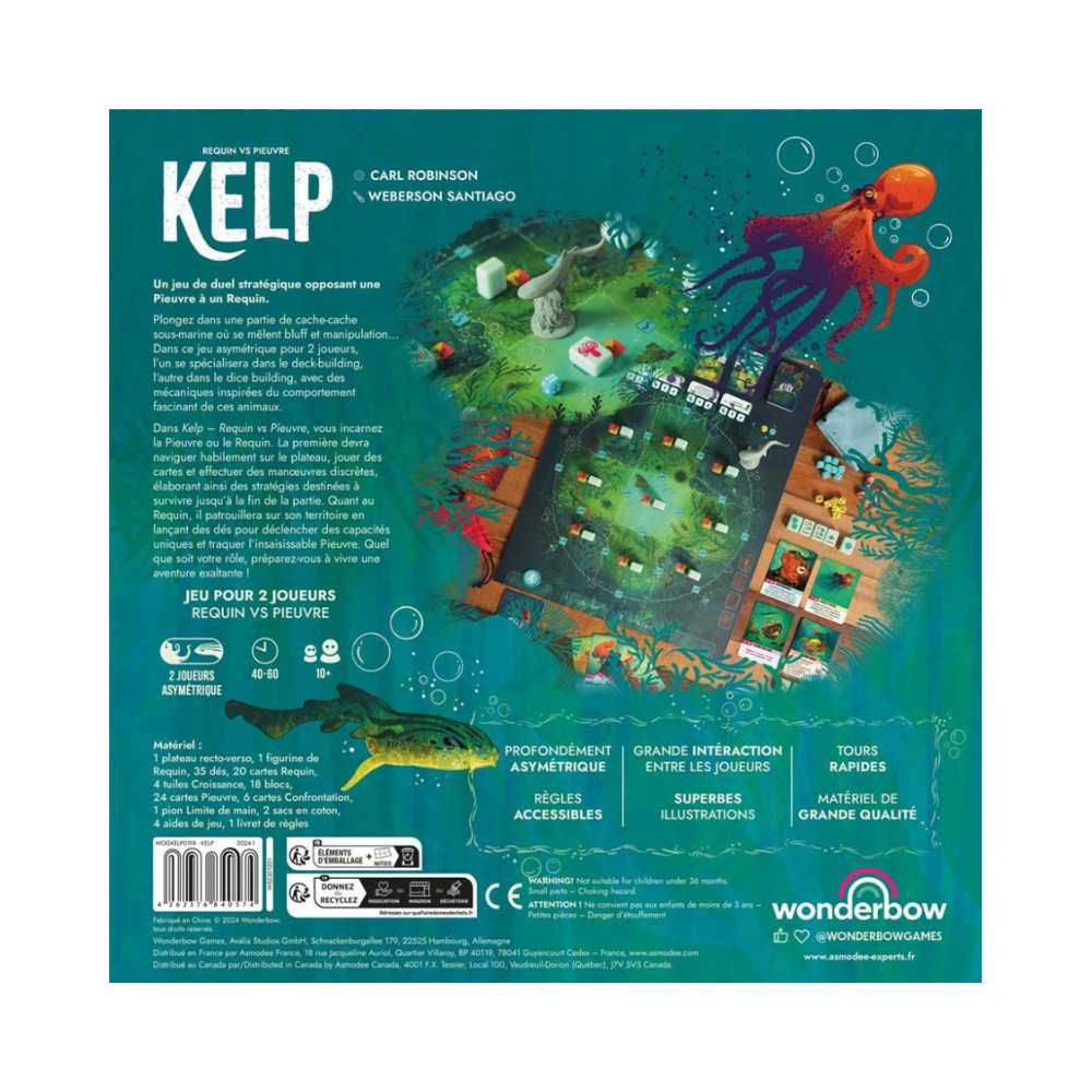Kelp : Requin vs. pieuvre (FR) JEUX - Deux joueurs