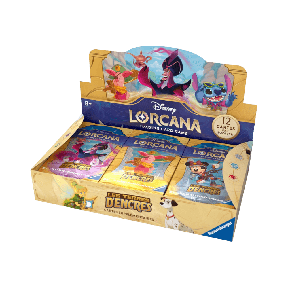 Disney Lorcana : Les Terres d'encres - Boîte de boosters (24) (FR) JEUX - Disney Lorcana - Booster