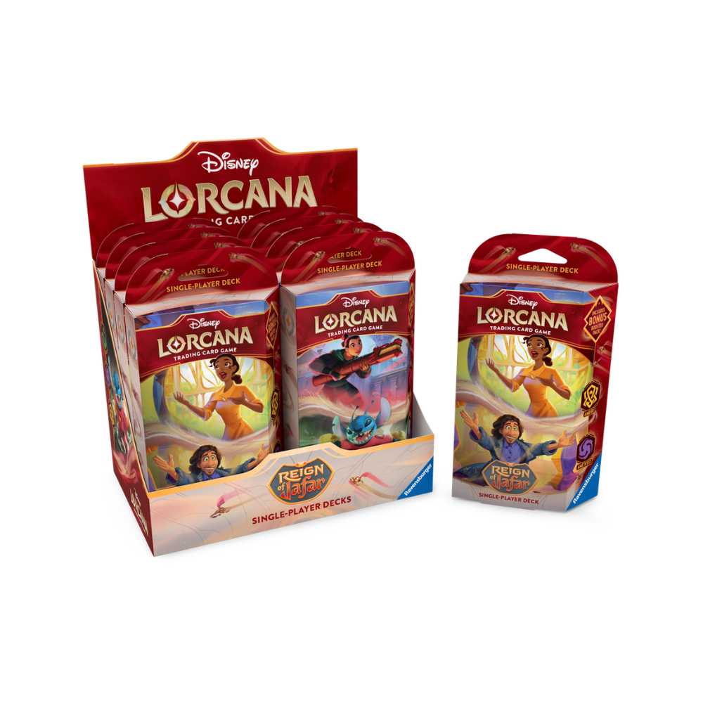 lorcana stitch starter deck Disney Lorcana: Reign of Jafar - Starter Deck