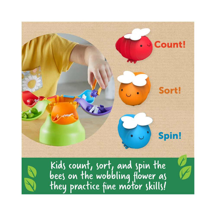 Blooming Balance Bees Fine Motor Sorting Set (EN) JEUX - Éducatif