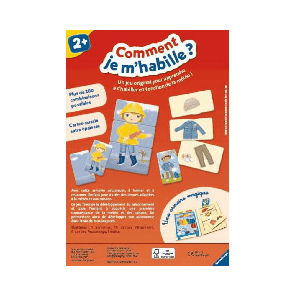Comment je m'habille? (FR) JEUX - Éducatif