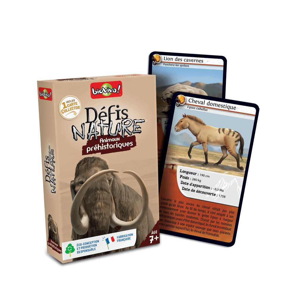 Défis Nature / Animaux préhistoriques (FR) JEUX - Éducatif