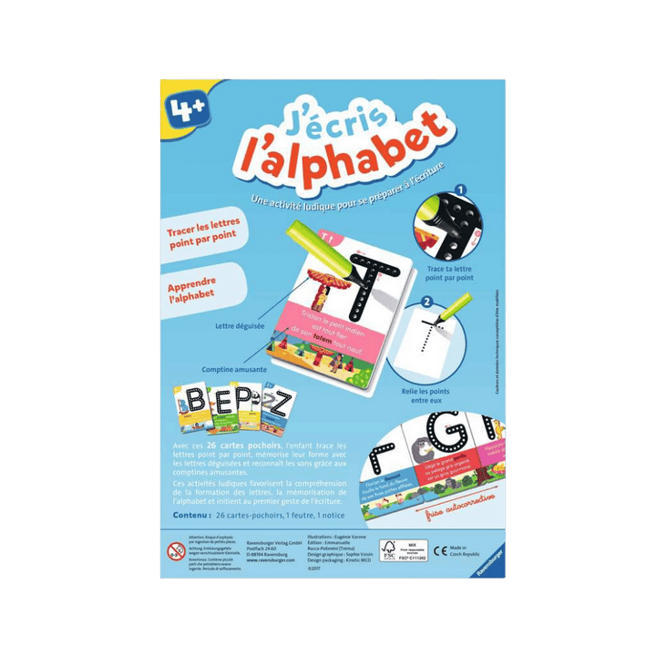 J’écris l’alphabet (FR) JEUX - Éducatif