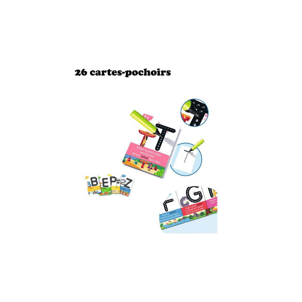 J’écris l’alphabet (FR) JEUX - Éducatif