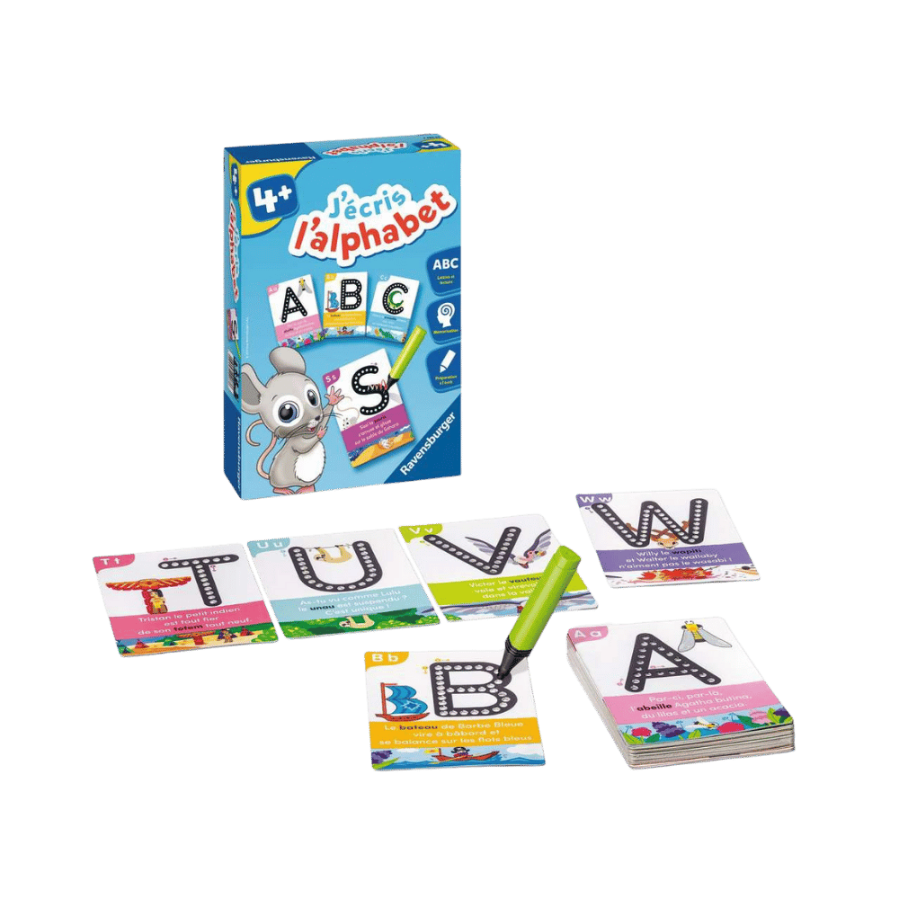 J’écris l’alphabet (FR) JEUX - Éducatif