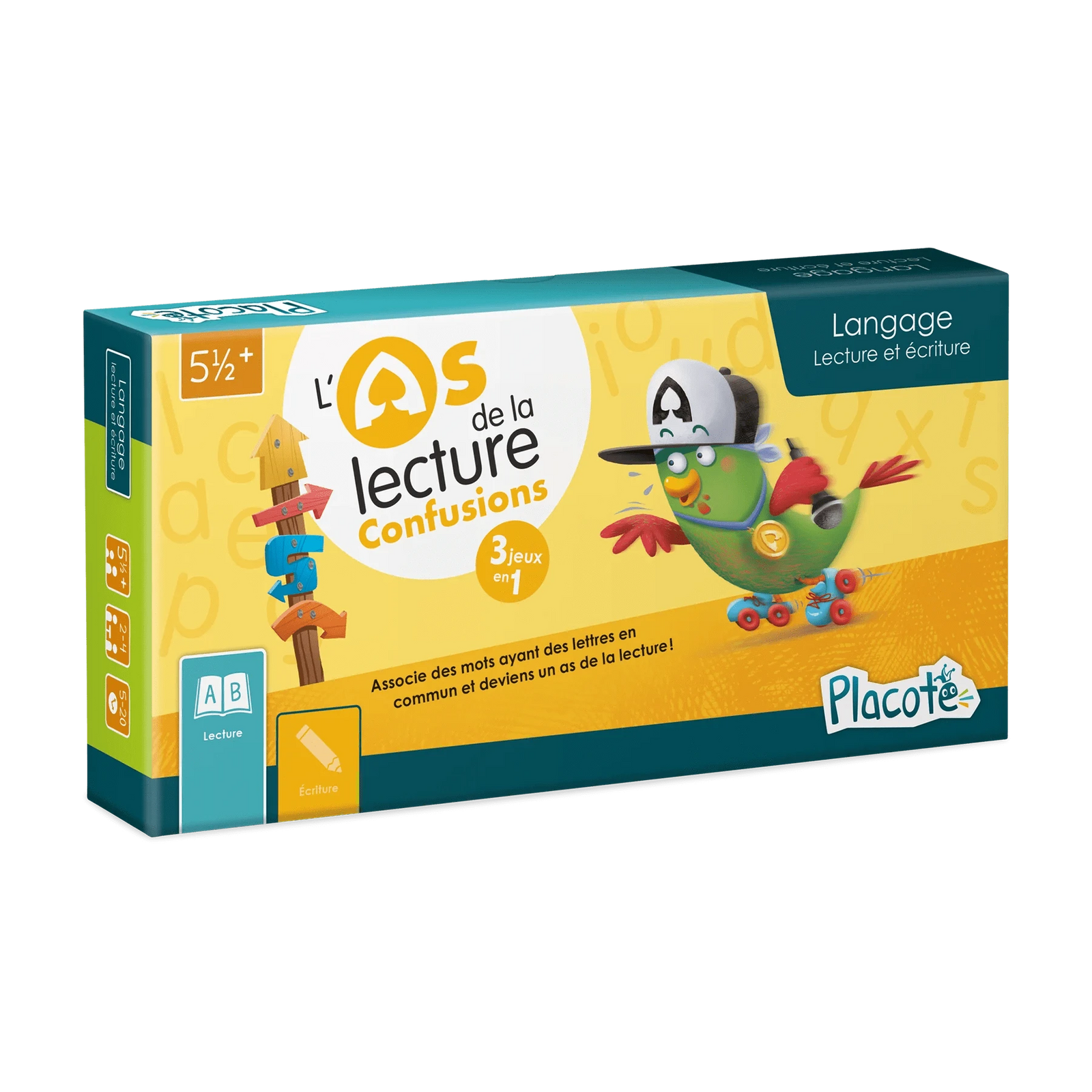 L'As de la lecture: Confusions (FR) JEUX - Éducatif