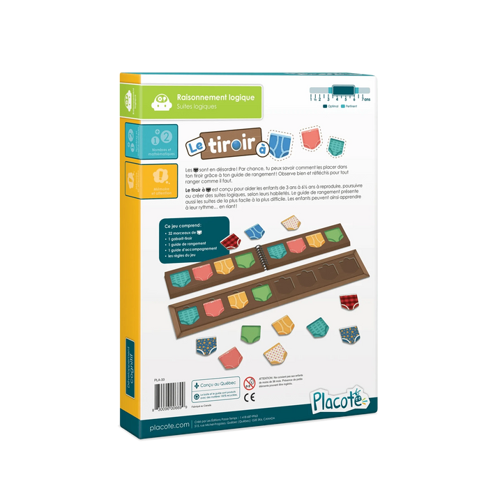 Le tiroir à bobettes (FR) JEUX - Éducatif