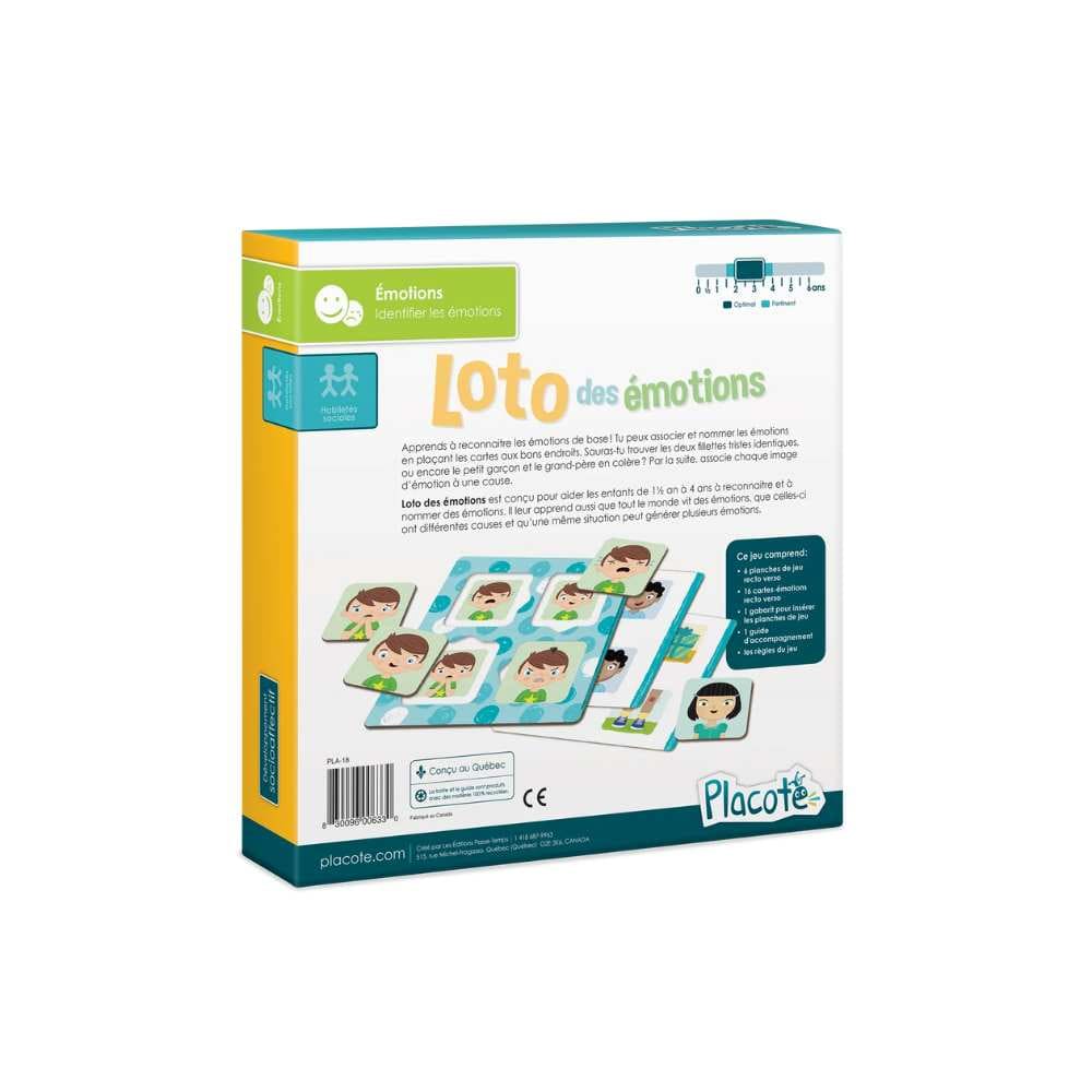 Loto des émotions (FR) JEUX - Éducatif