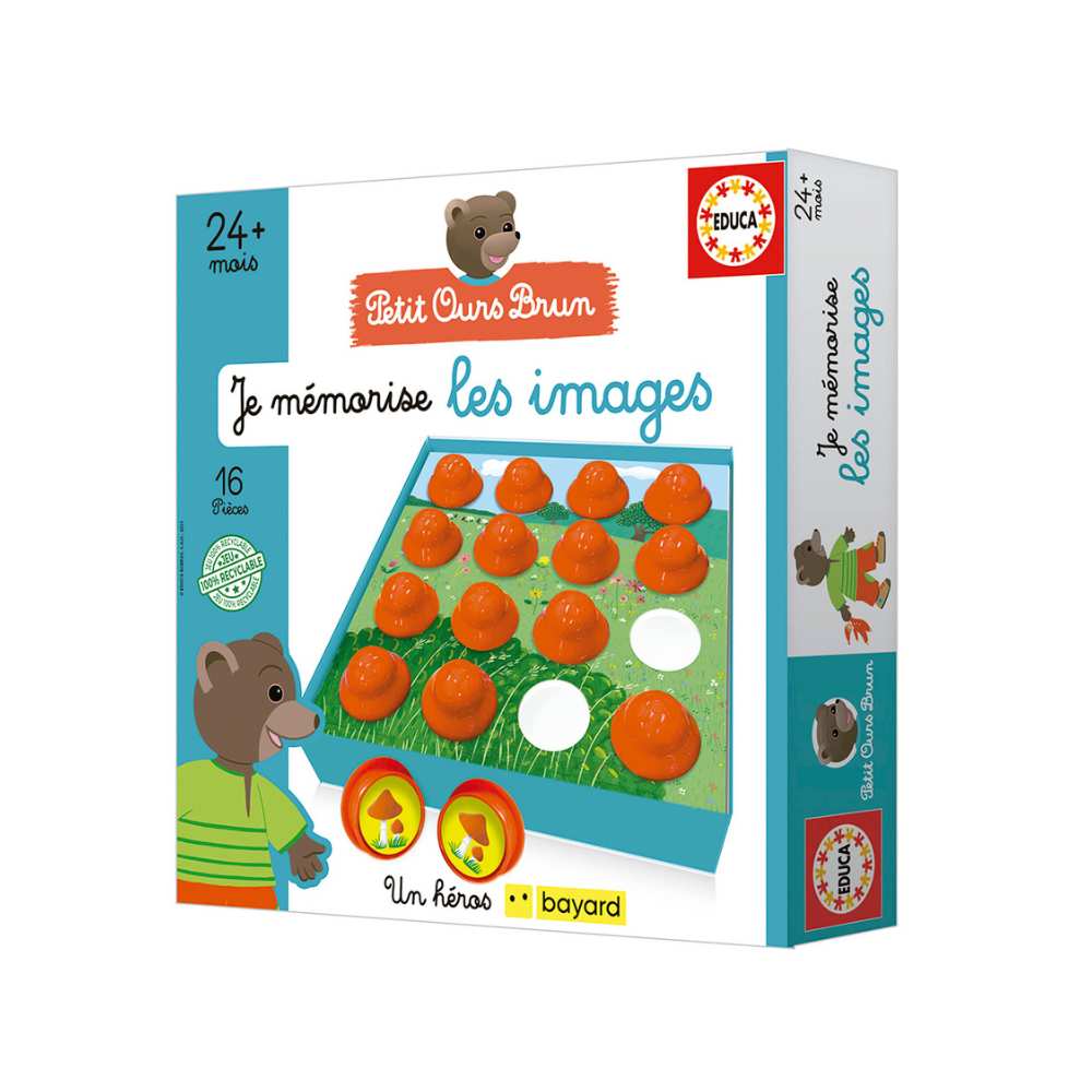 Petit ours brun - Je mémorise les images (FR) JEUX - Éducatif