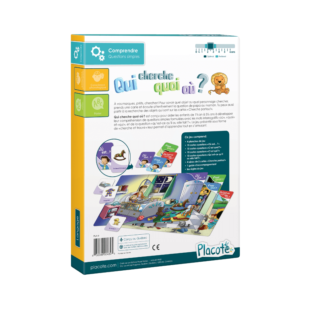 Qui cherche quoi où? (FR) JEUX - Éducatif