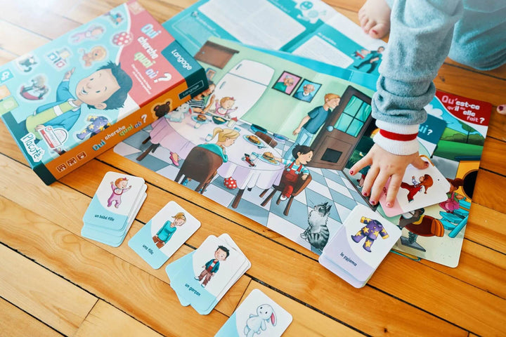 Qui cherche quoi où? (FR) JEUX - Éducatif