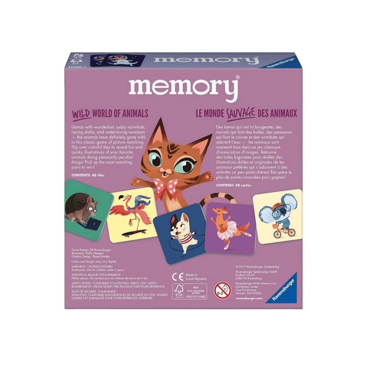 Memory: Le monde sauvage des animaux (ML) JEUX - Enfants - Enfants 3 ans +