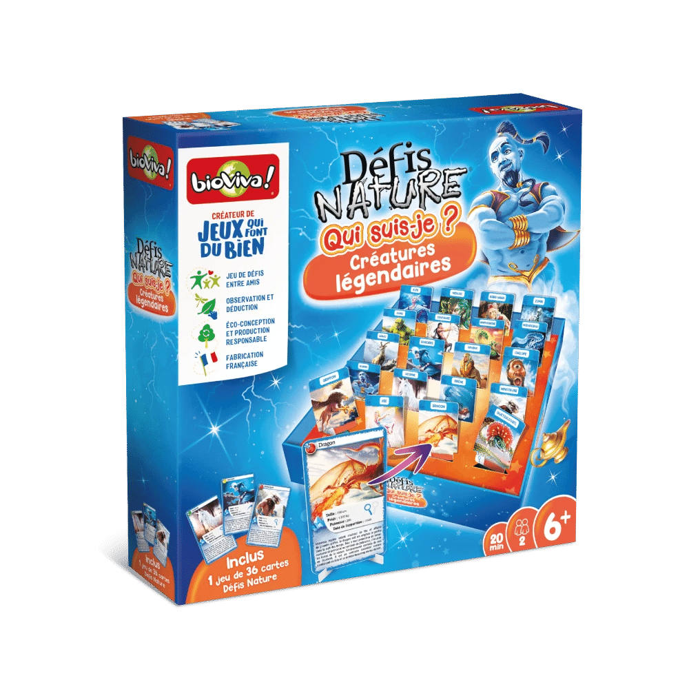 Défi Nature / Qui suis-je? Créatures légendaires (FR) JEUX - Enfants - Enfants 6 ans +