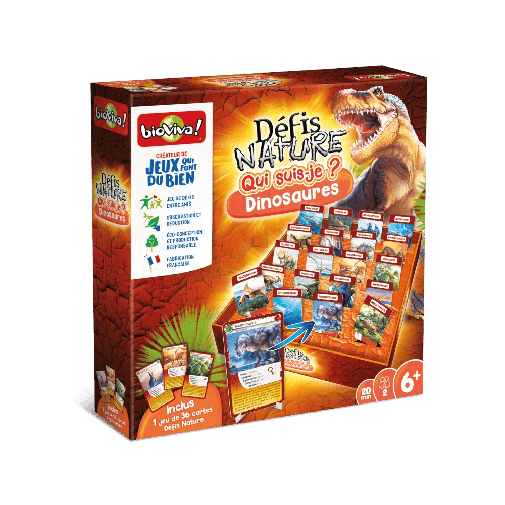 Défi Nature / Qui suis-je? Dinosaures (FR) JEUX - Enfants - Enfants 6 ans +