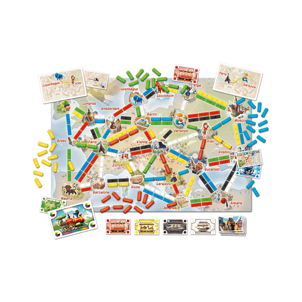 Les Aventuriers du Rail: Mon Premier Voyage - Europe (FR) JEUX - Enfants - Enfants 6 ans +