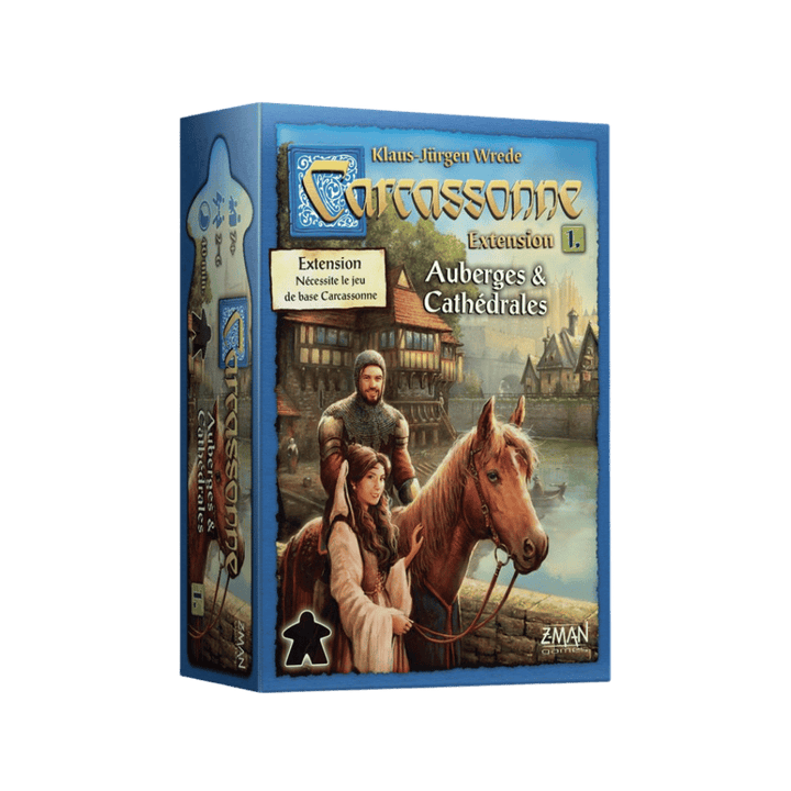 Carcassonne 2.0: Ext. 1 Auberges & Cathédrales (FR) JEUX - Famille
